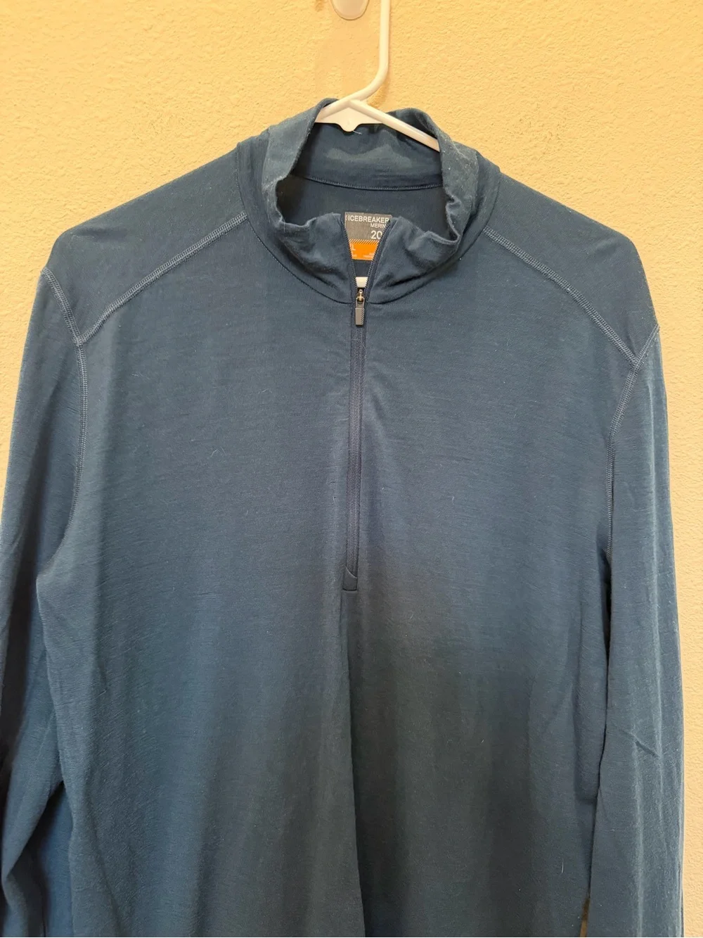 Icebreaker Merino 200 Navy Half-Zip Performance Pullover